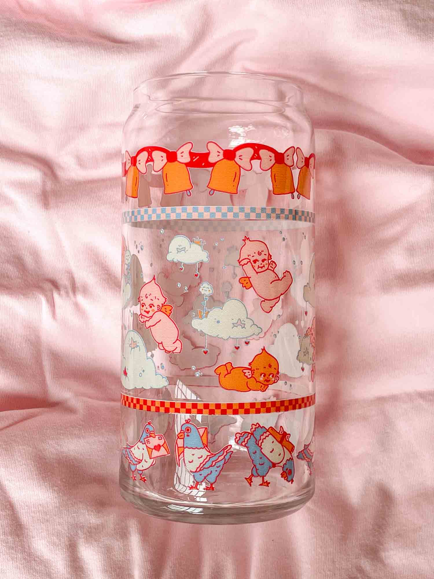 Cloud Kewpie Land Glass