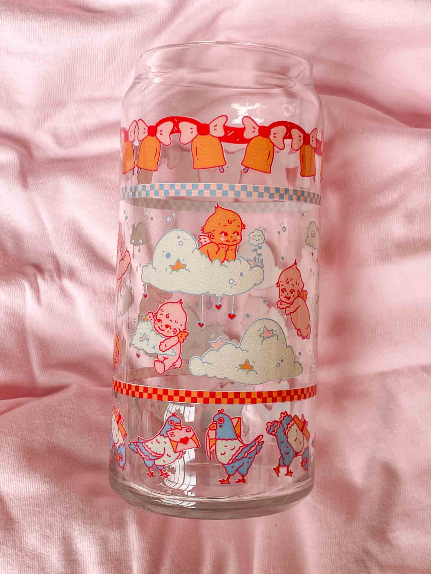 Cloud Kewpie Land Glass