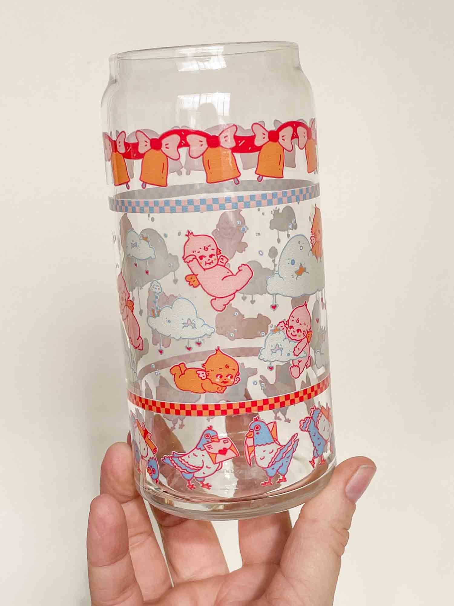 Cloud Kewpie Land Glass