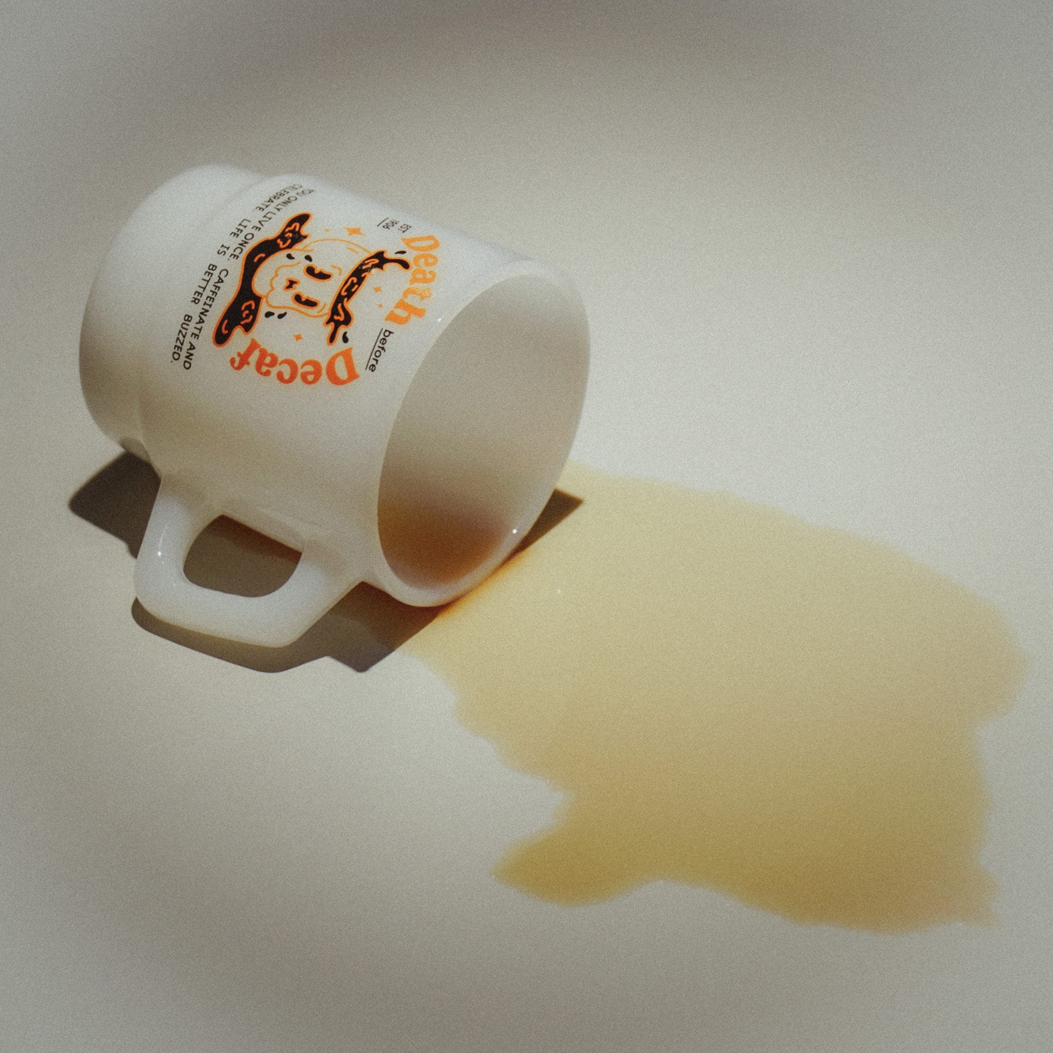 "Death Before Decaf" Spooky Diner Mug