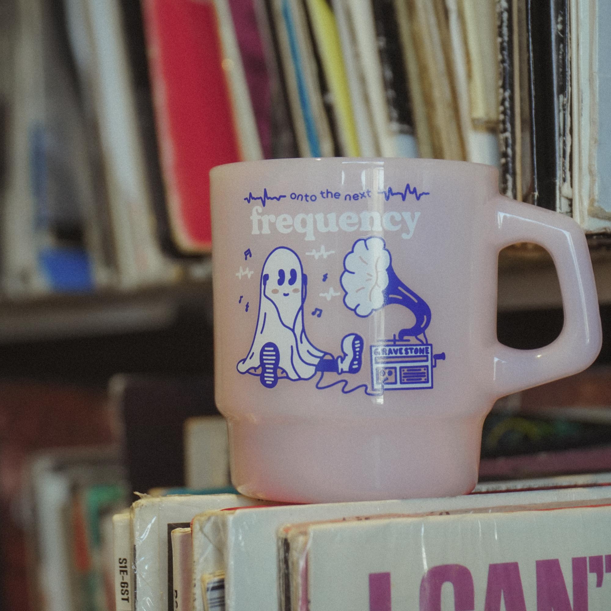 "Onto the Next Frequency" Spooky Diner Mug