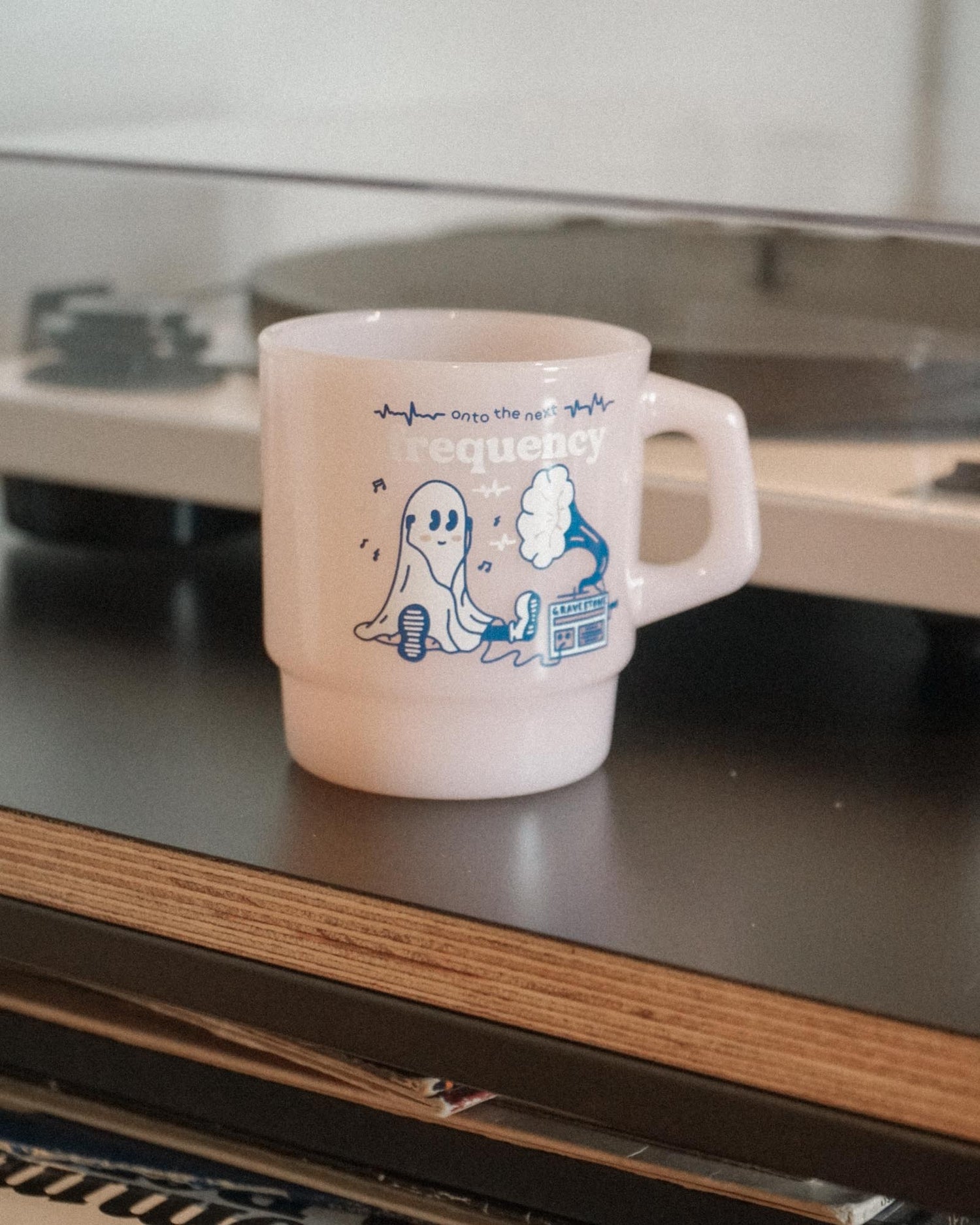 "Onto the Next Frequency" Spooky Diner Mug