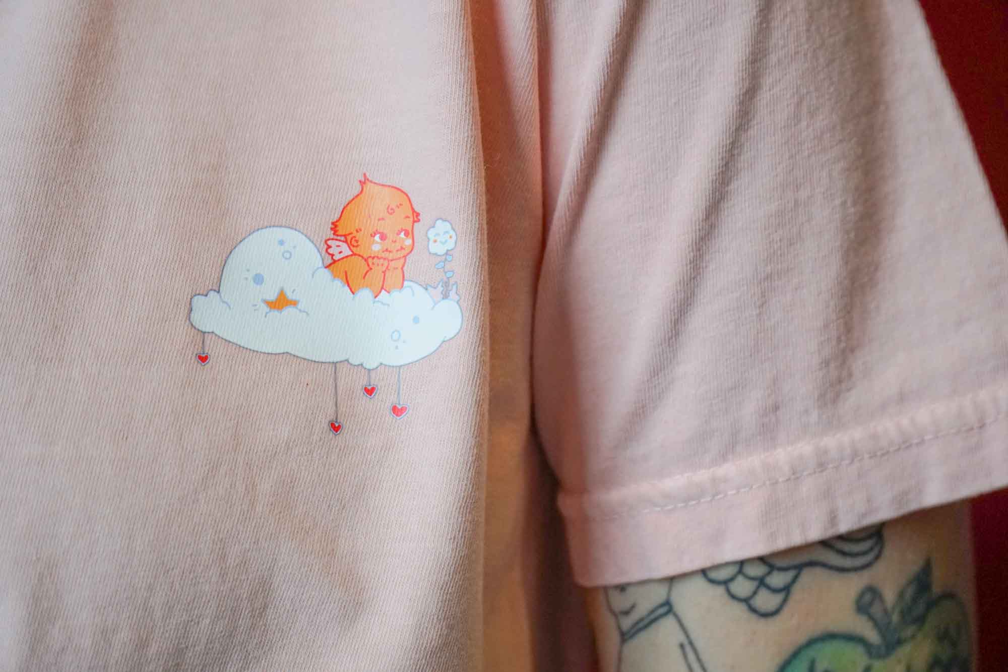Cloud Kewpie Land - Boxy Crop