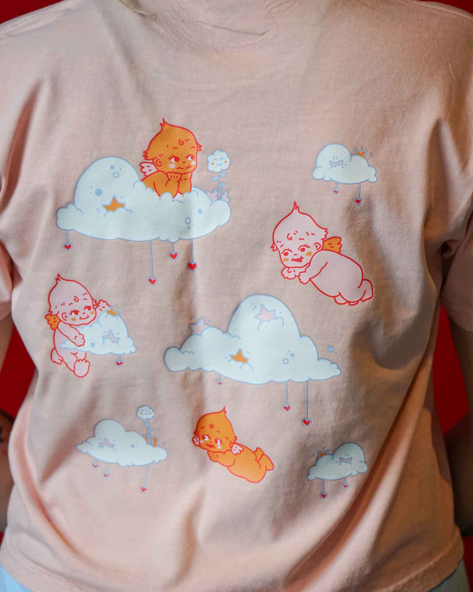 Cloud Kewpie Land - Boxy Crop