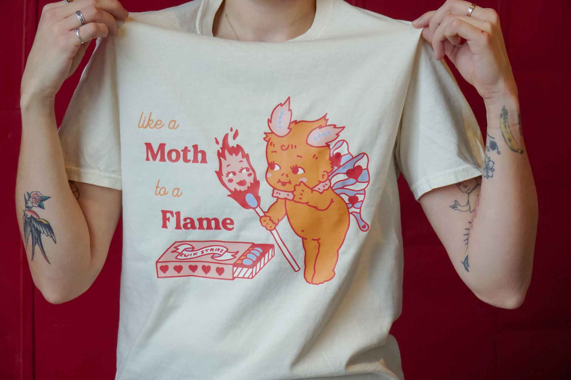 Kewpie Moth - Boxy Crop