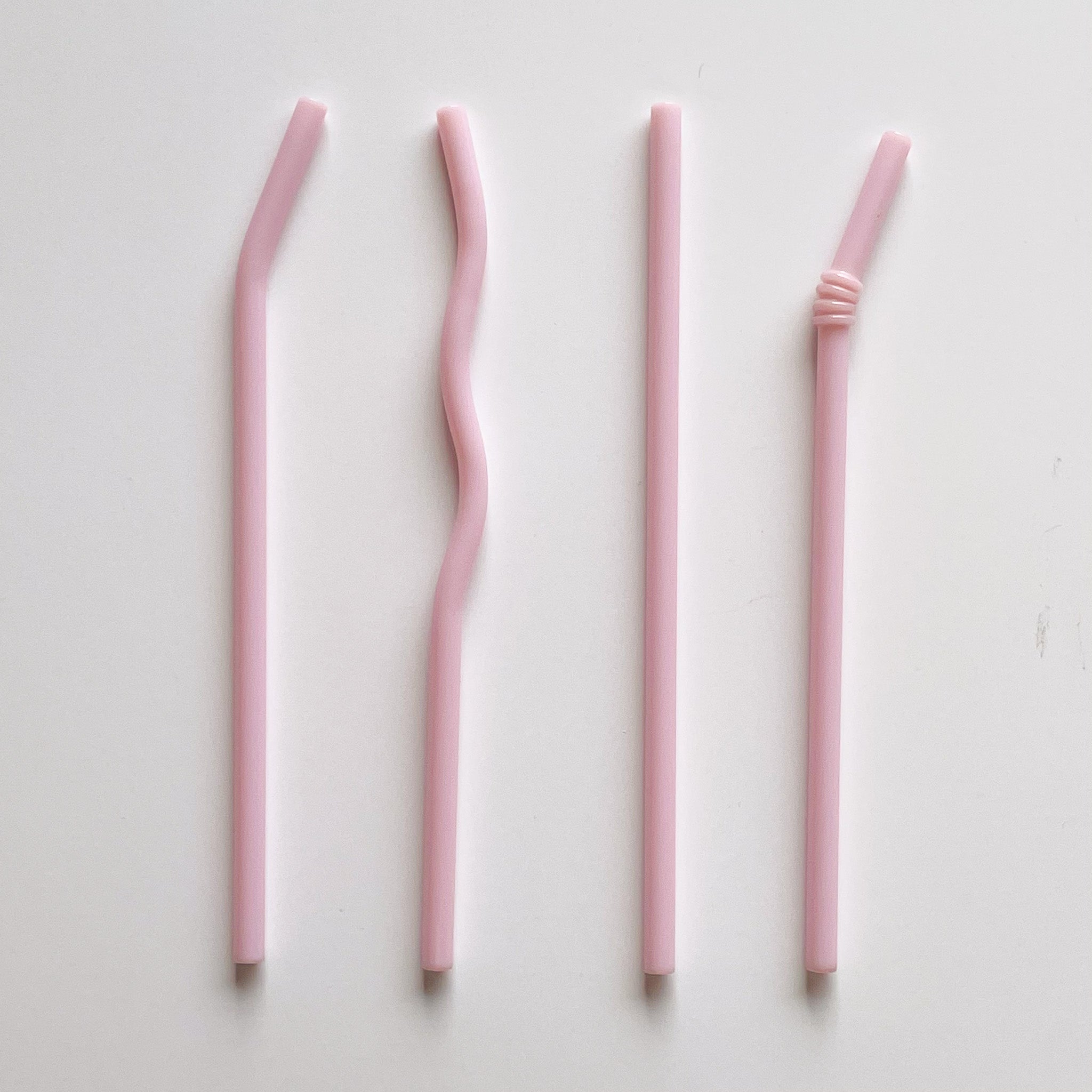 Bent Glass Straws