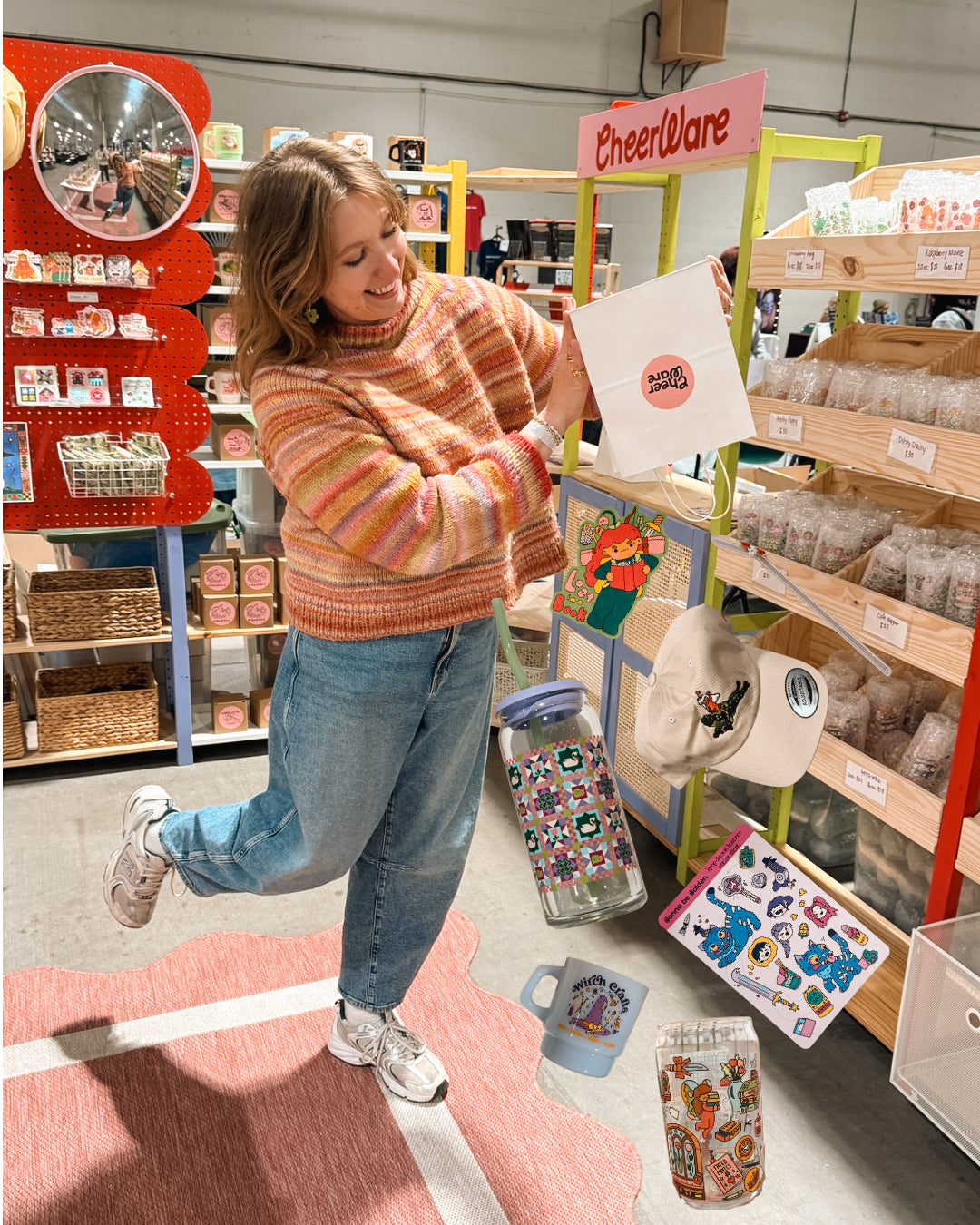 Cheerware market display