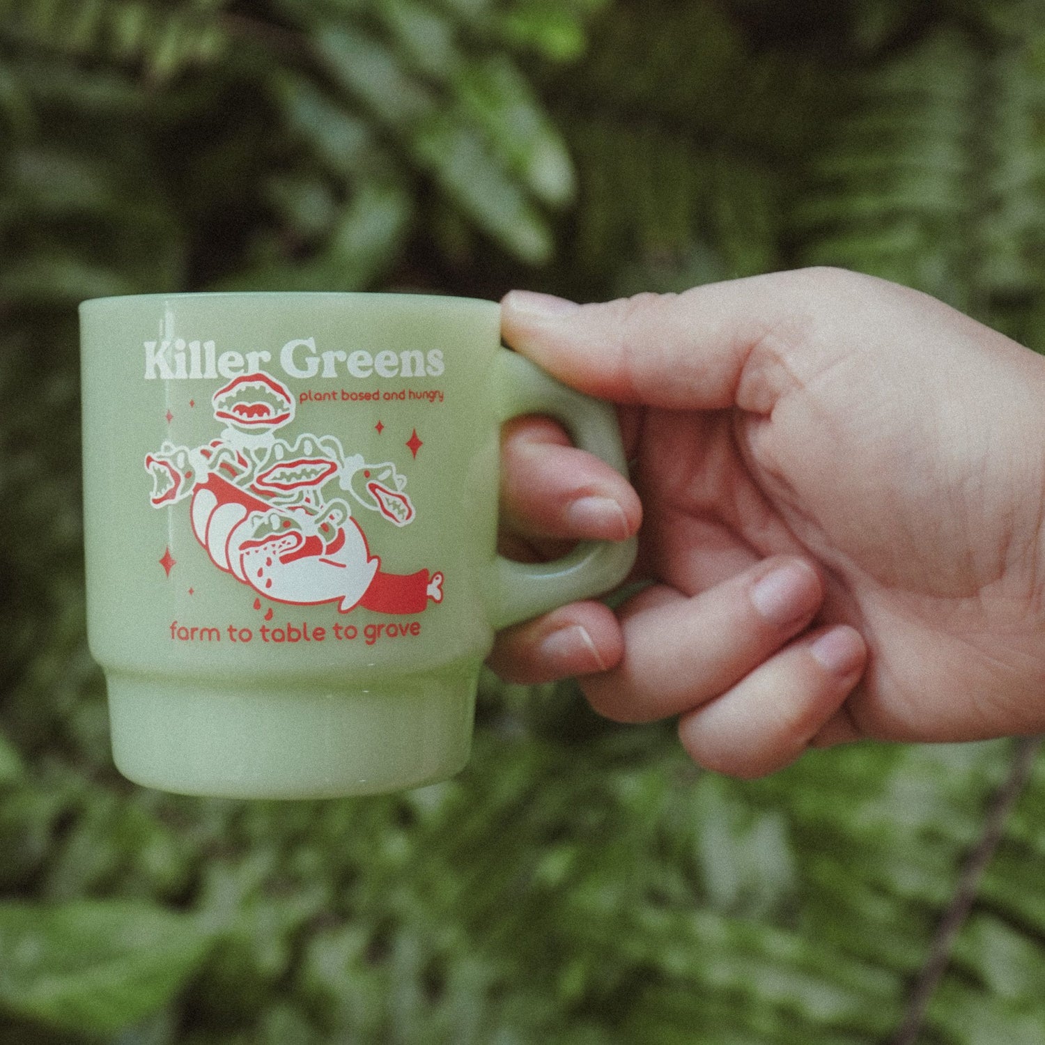 &quot;Killer Greens&quot; Spooky Diner Mug