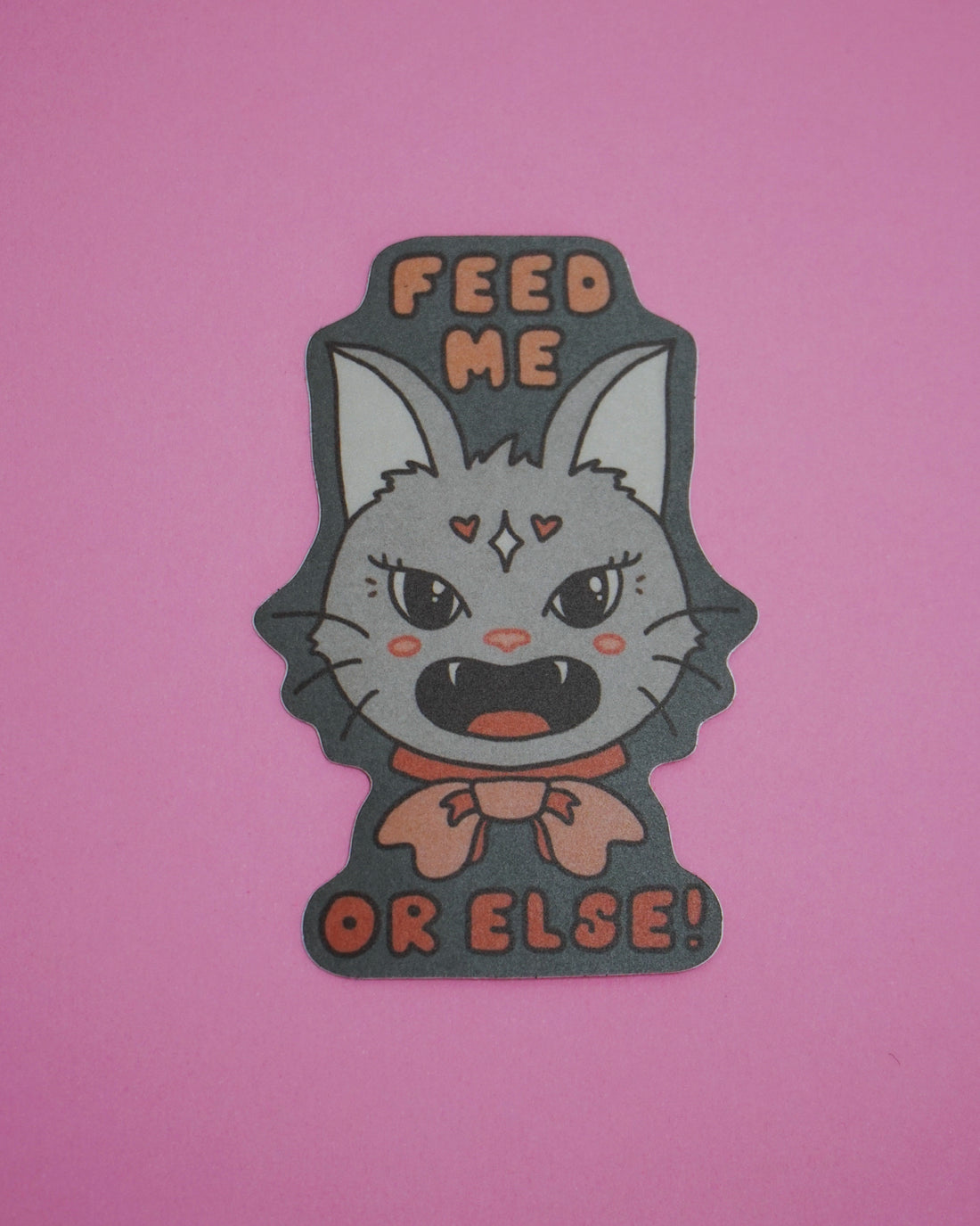 Feed me sticker