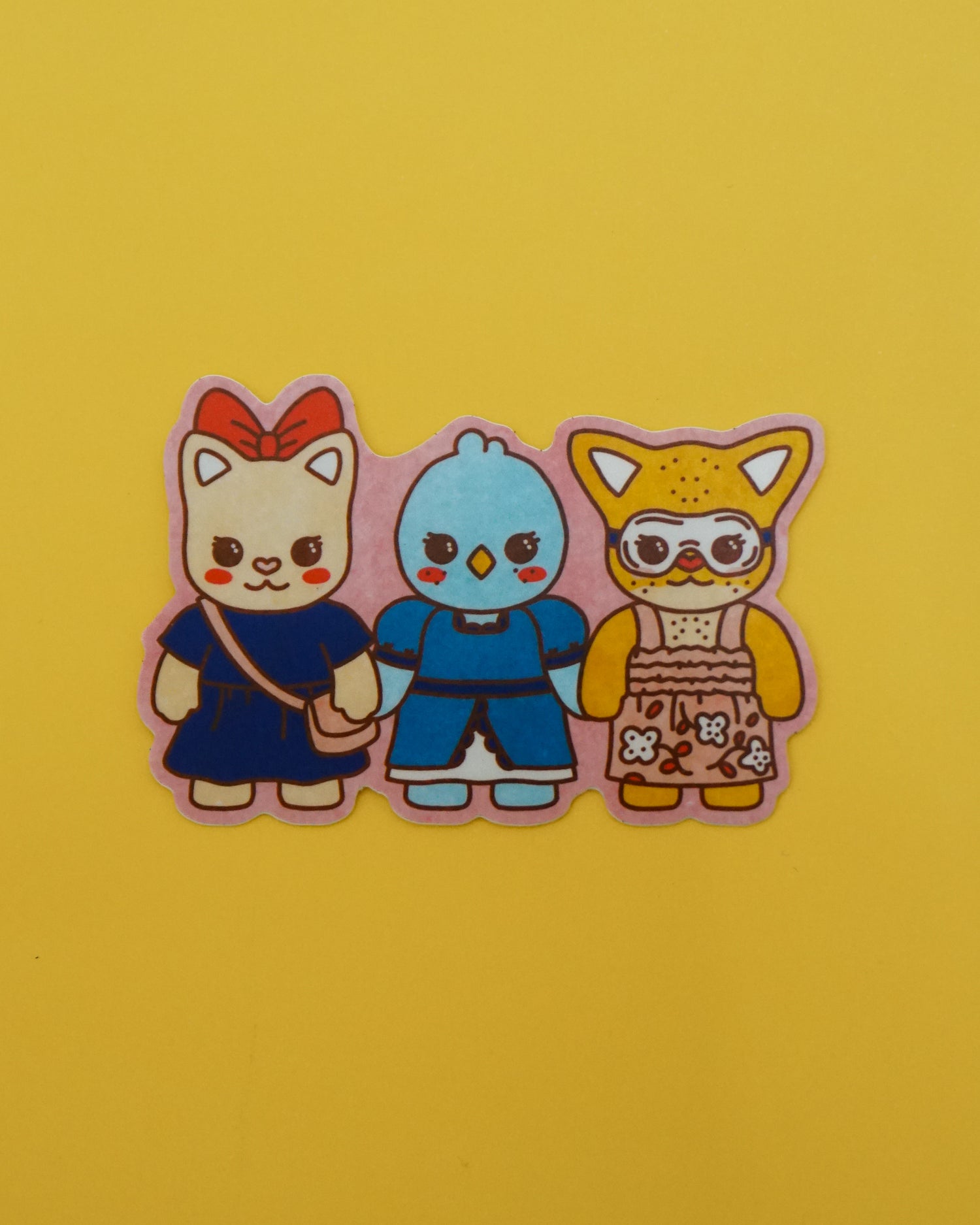 Fall calico critters sticker