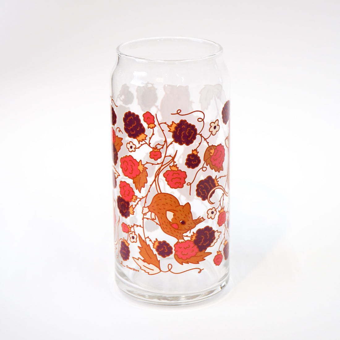 Raspberry Mouse Glass