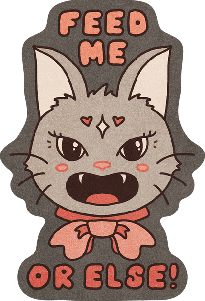 Feed me sticker