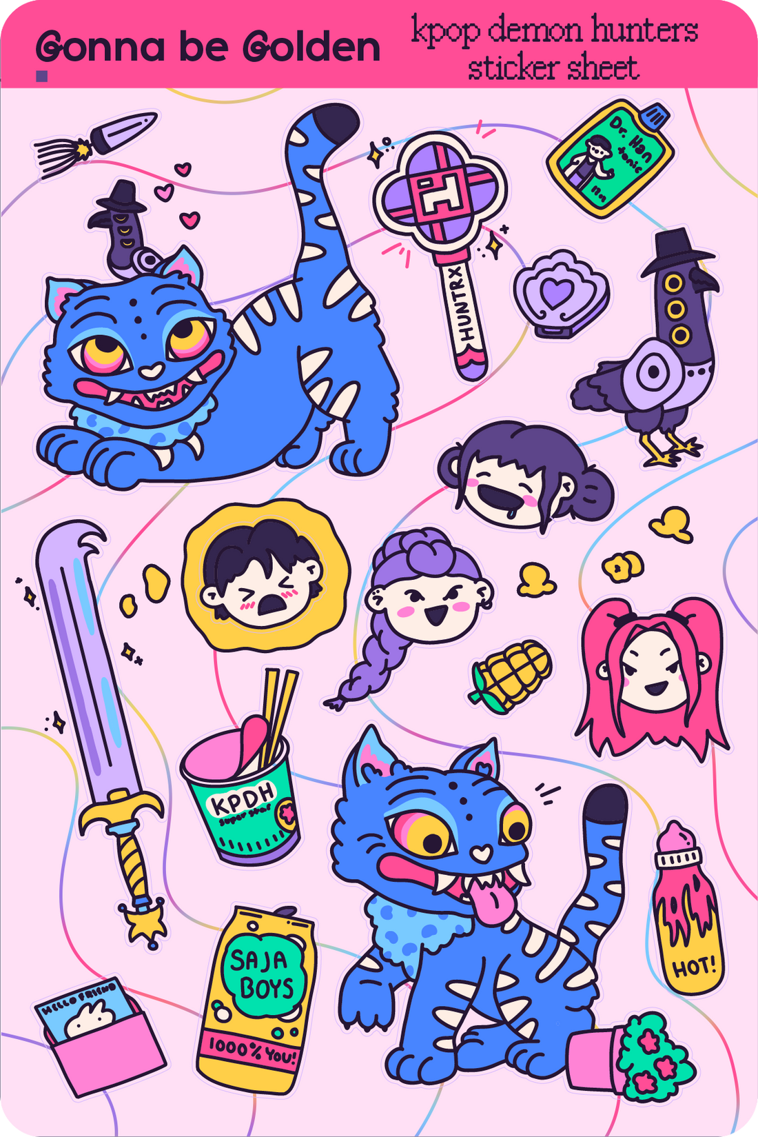 Gonna be Golden Sticker Sheet