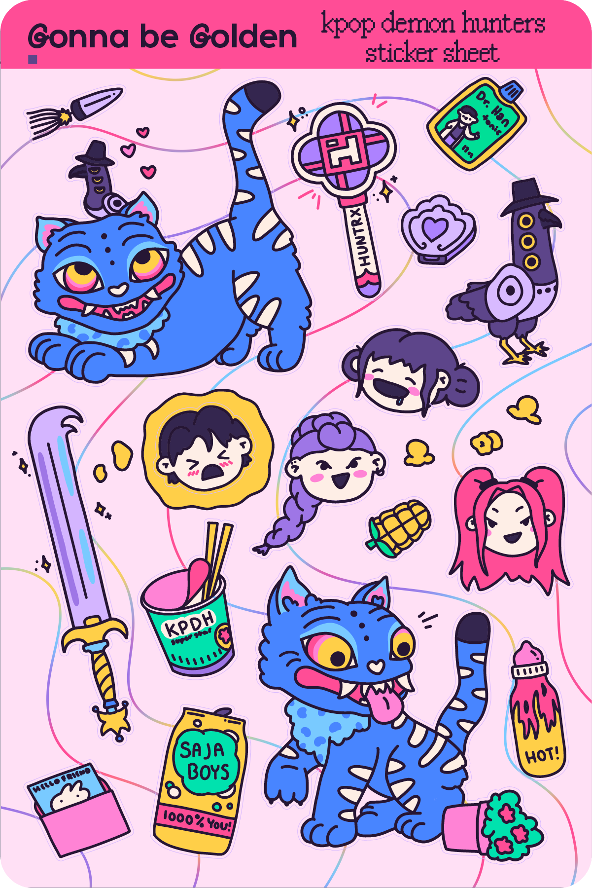 Gonna be Golden Sticker Sheet