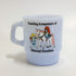 Mug with cartoon characters and text &