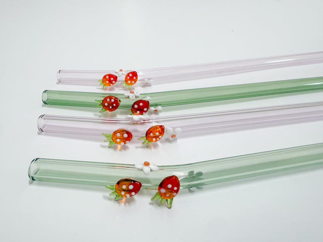 Strawberry Blossom Straw