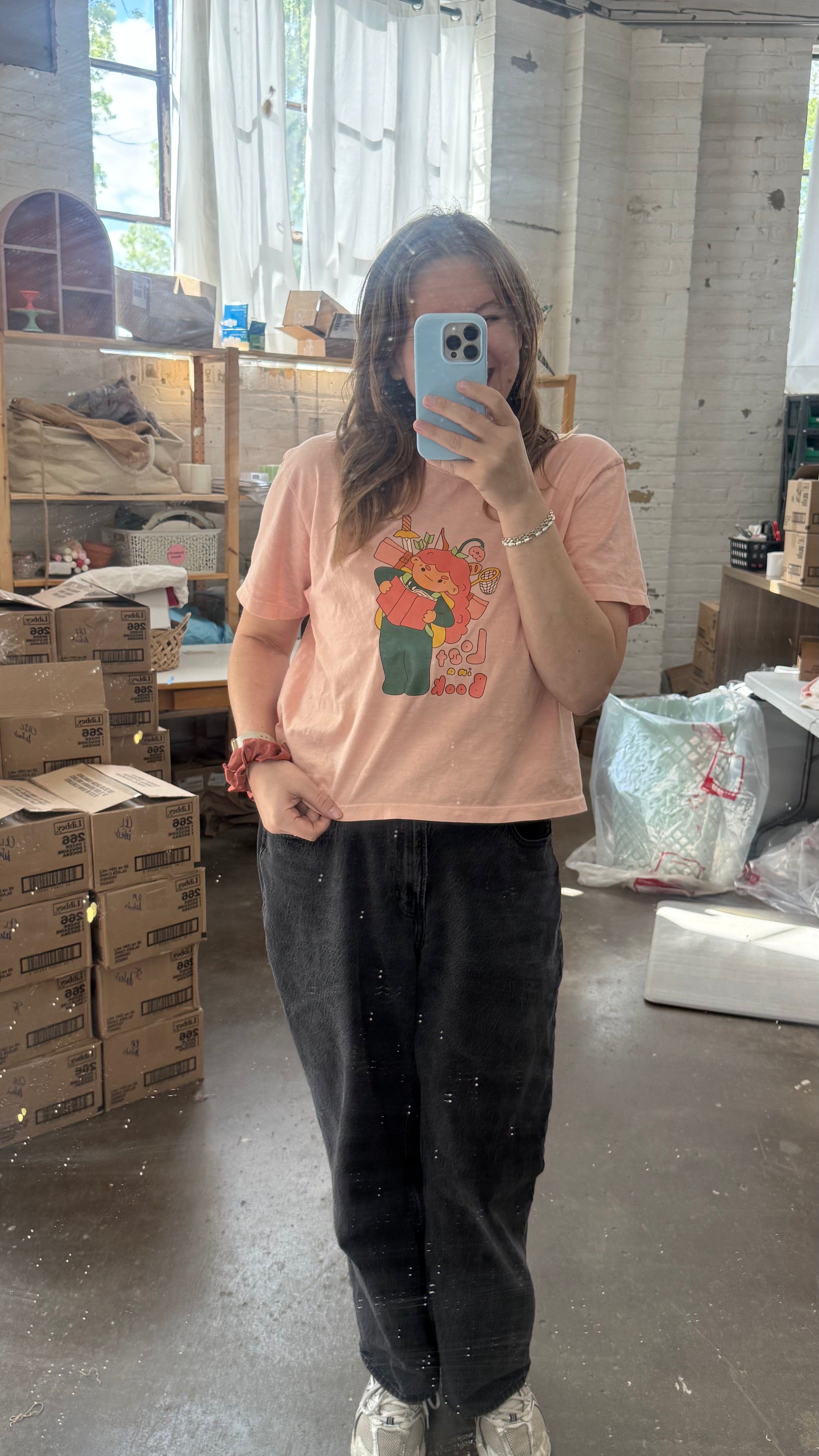 Lost in a book tee