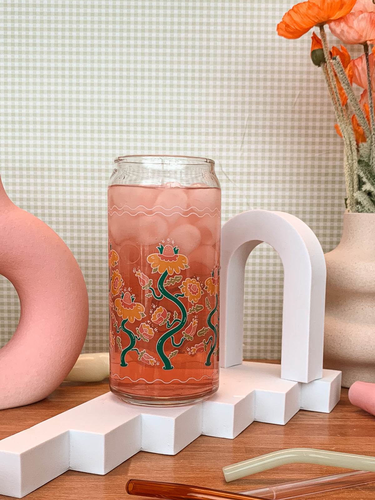 Ditzy Daisy Glass