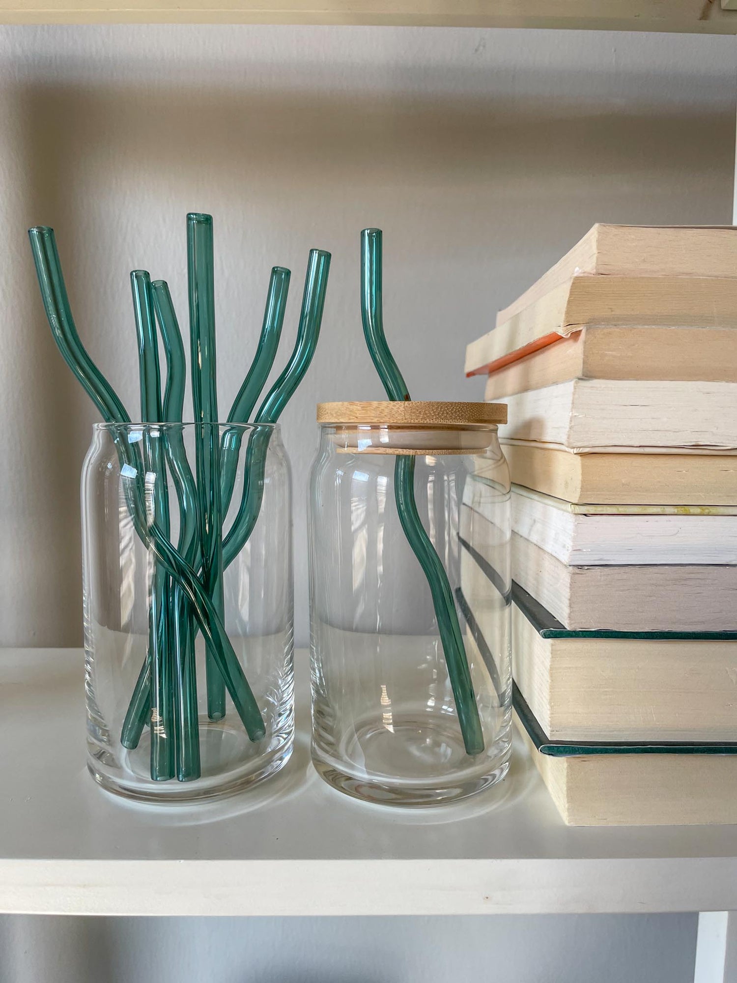 Wavy Reusable Glass Straws – Tortuga