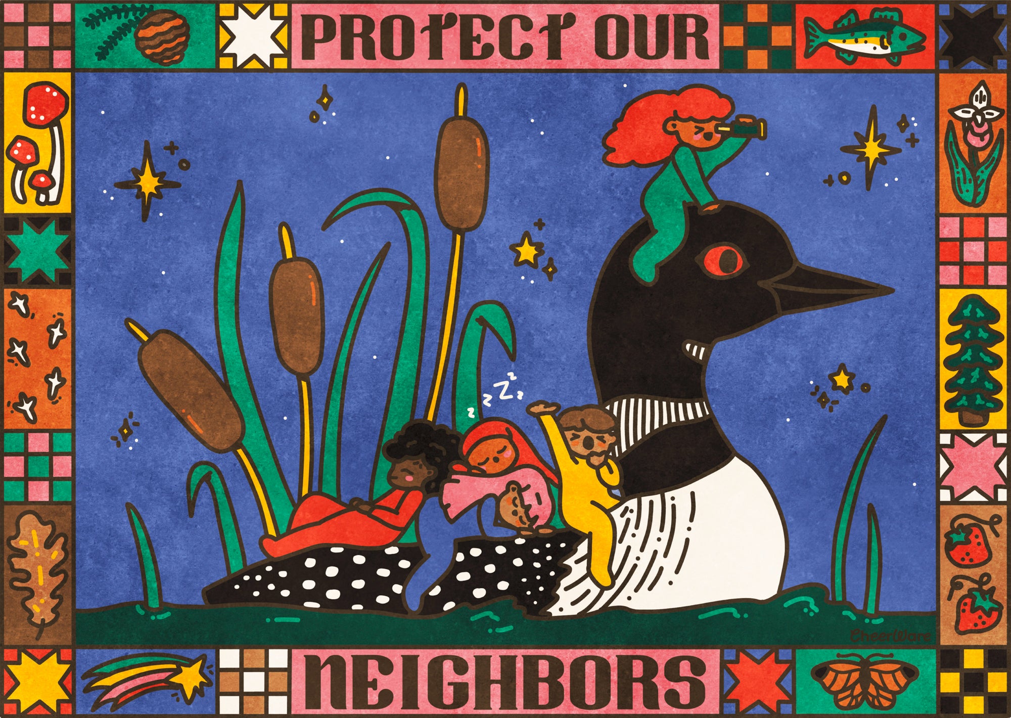 Protect Our Neighbors Sticker