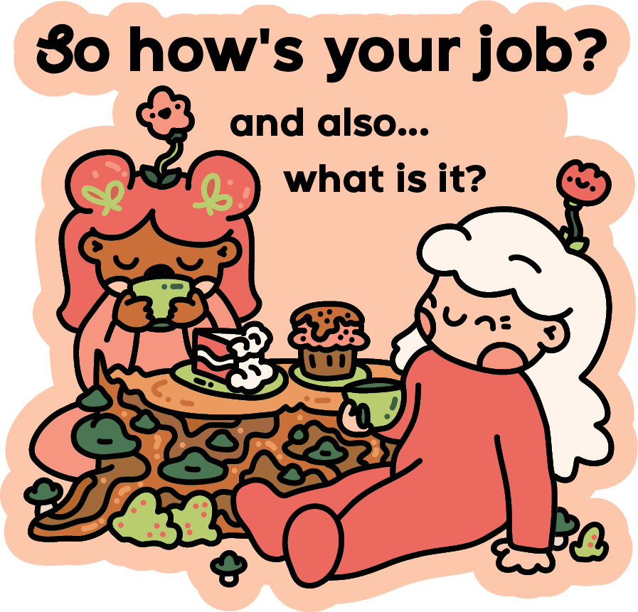 "So, hows your job?" sticker