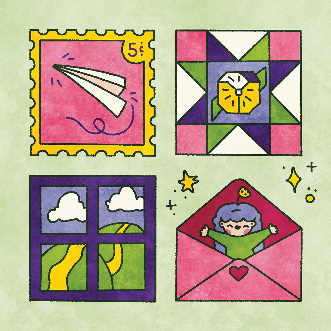 Springtime Mini Sticker Sheet