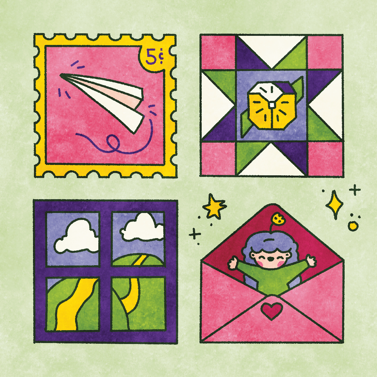 Springtime Mini Sticker Sheet
